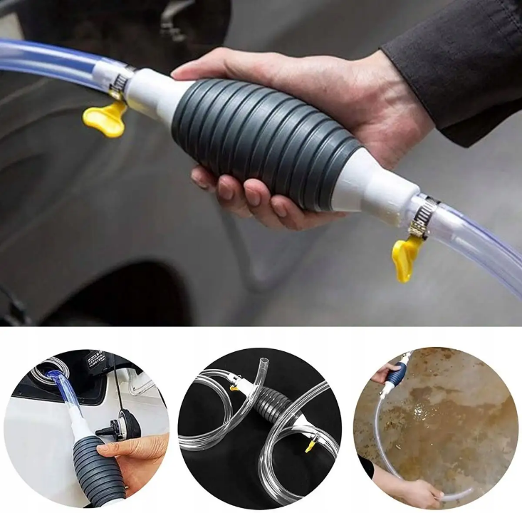 Pompe à siphon manuelle : Transférez vos liquides facilement, sans effort et sans danger