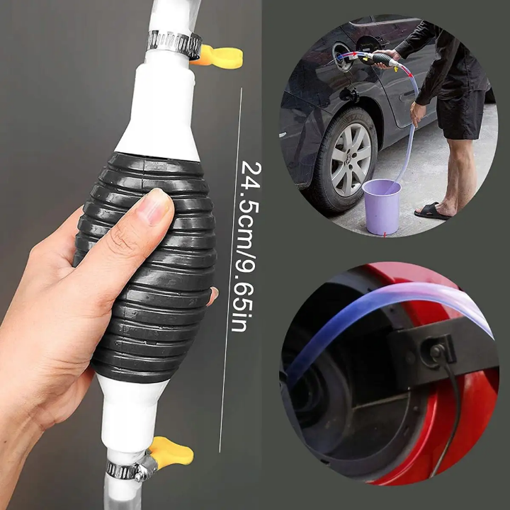 Pompe à siphon manuelle : Transférez vos liquides facilement, sans effort et sans danger