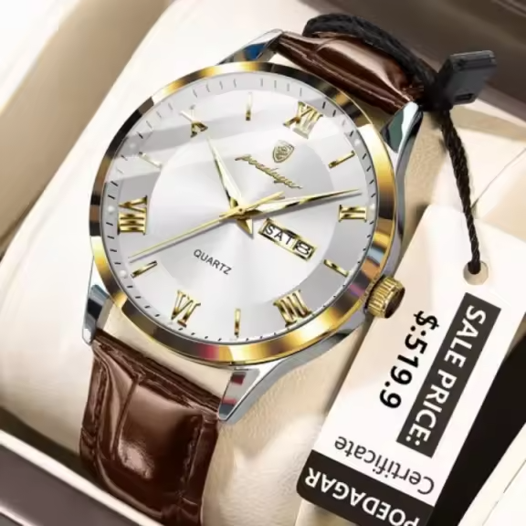MONTRE POEDAGAR EN CUIR : L'accessoire qui révèle votre élégance et affirme votre personnalité en toute occasion.
