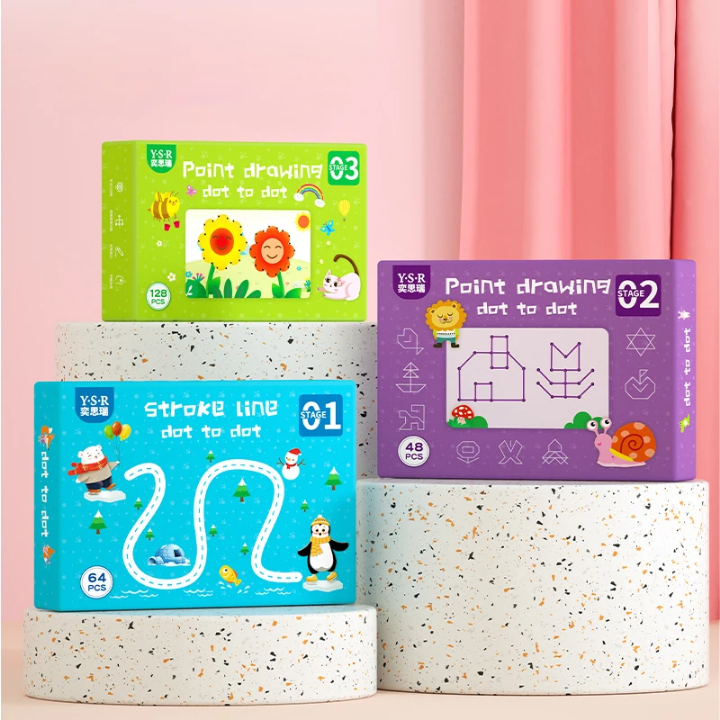 Le Kit d'Éveil Intellectuel 4 en 1 (Alphabet • Mathématiques • Dessin • Logique) qui Accompagne Votre Enfant vers un Apprentissage Plus Facile et Plus Ludique !