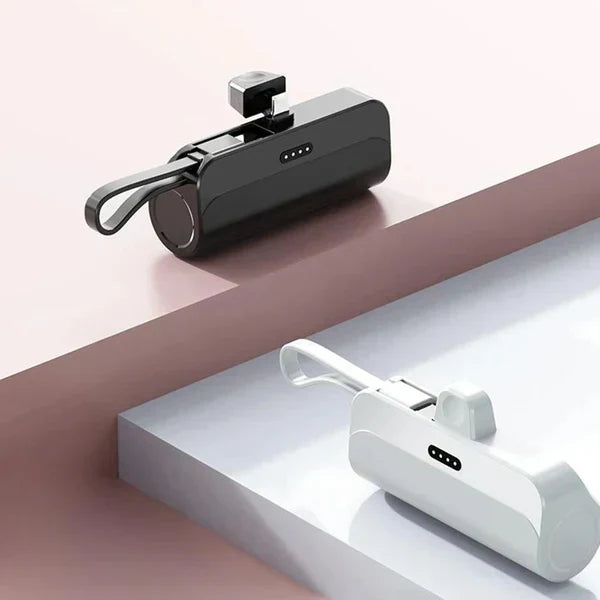 Mini power bank 2 en 1 compacte, légère et facile à transporter (tik)