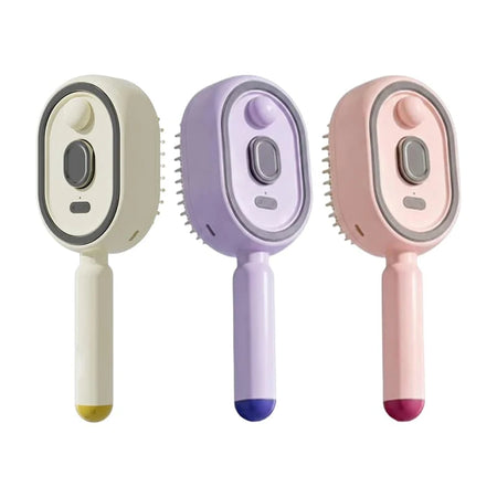 Brosse Électrique Hydratante 3-en-1 : Retrouvez des cheveux plus doux, plus lisses et plus faciles à coiffer chaque jour.