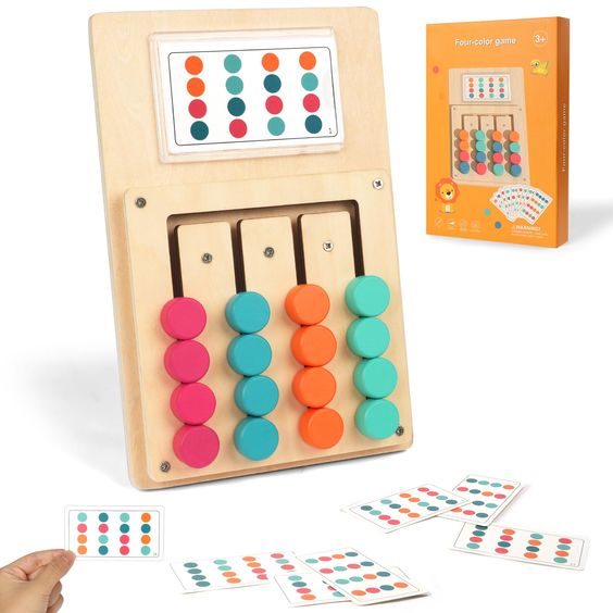 Éveil+™: Le Jeu Montessori en Bois qui Développe la Concentration, la Motricité et l'Intelligence de Votre Enfant Tout en S'Amusant !