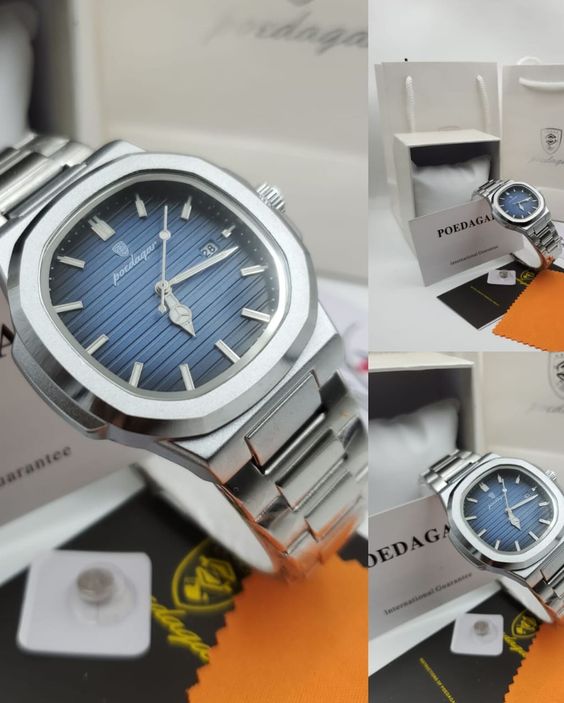 POEDAGAR 930 – La Montre en Acier Inoxydable qui Allie Élégance, Robustesse et Précision