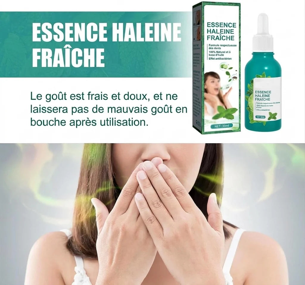 Spray Assainisseur d'Haleine à la Menthe