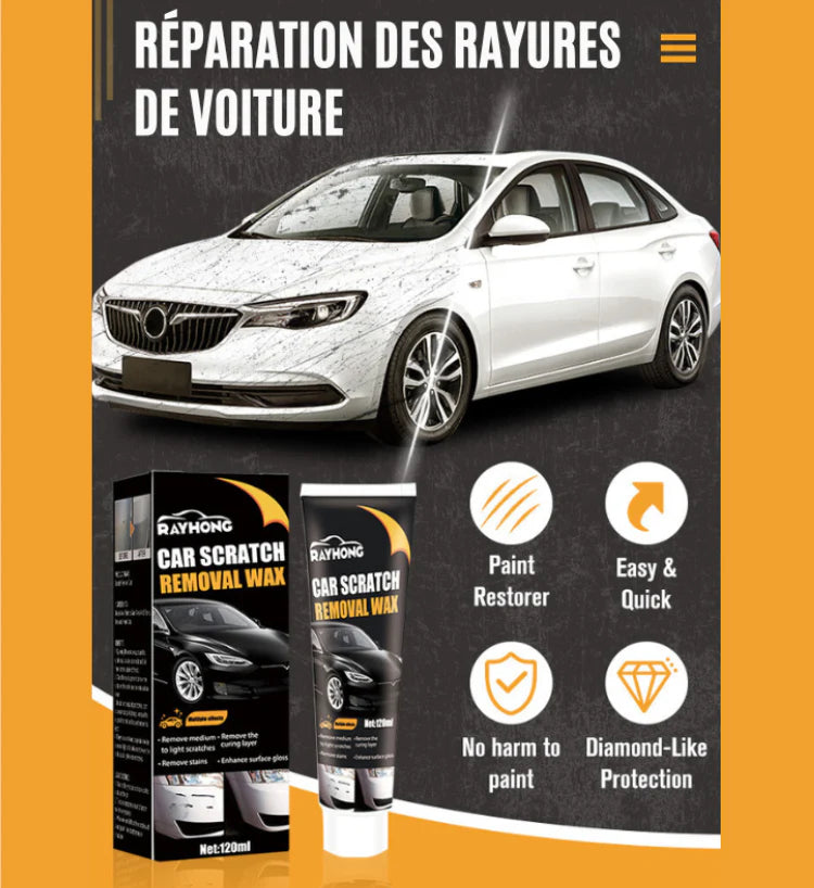 Dissolvant de rayures pour voitures