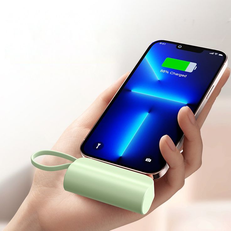 Mini power bank 2 en 1 compacte, légère et facile à transporter (tik)